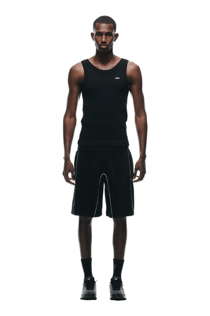 VELOUR SHORTS BLACK