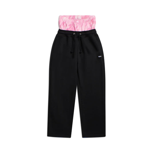BOXERS OPEN LEG JOGGER BLACK