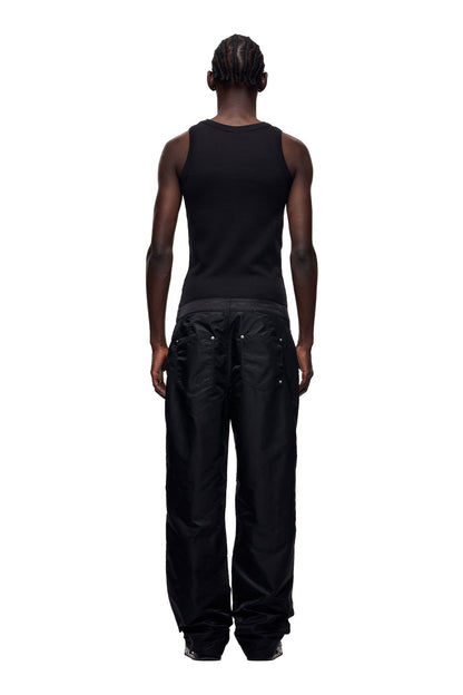5-POCKET NYLON PANTS BLACK