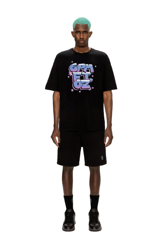 AIRBRUSH T-SHIRT BLACK