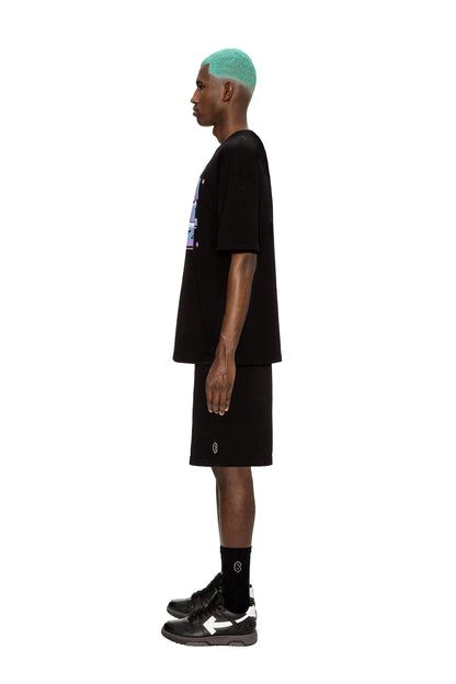 AIRBRUSH T-SHIRT BLACK