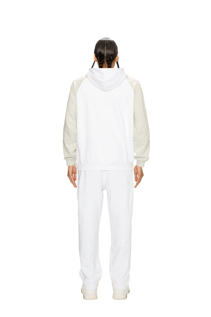 2-TONE HOODIE WHITE