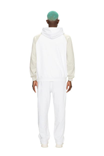 2-TONE HOODIE WHITE