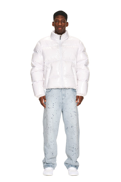DOWN JACKET WHITE SHINY