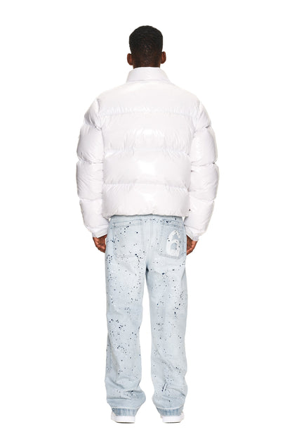 DOWN JACKET WHITE SHINY