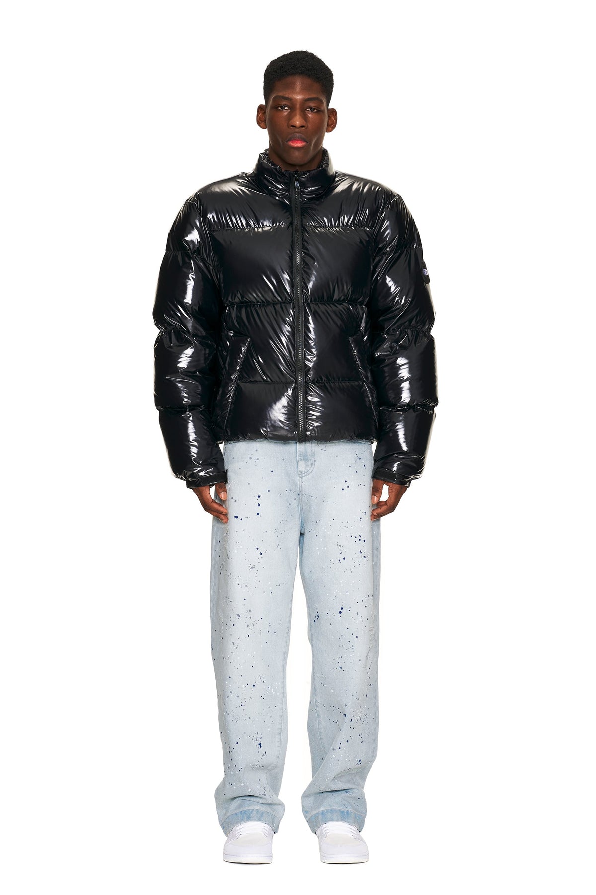 DOWN JACKET BLACK SHINY