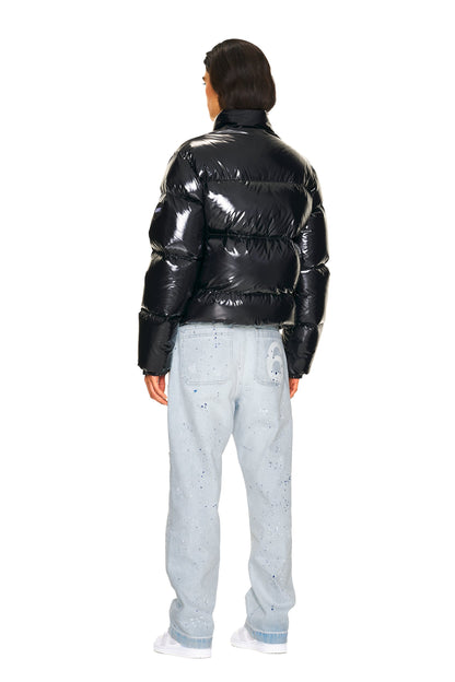 DOWN JACKET BLACK SHINY