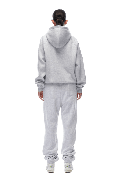 ZIP HOODIE LIGHT GREY