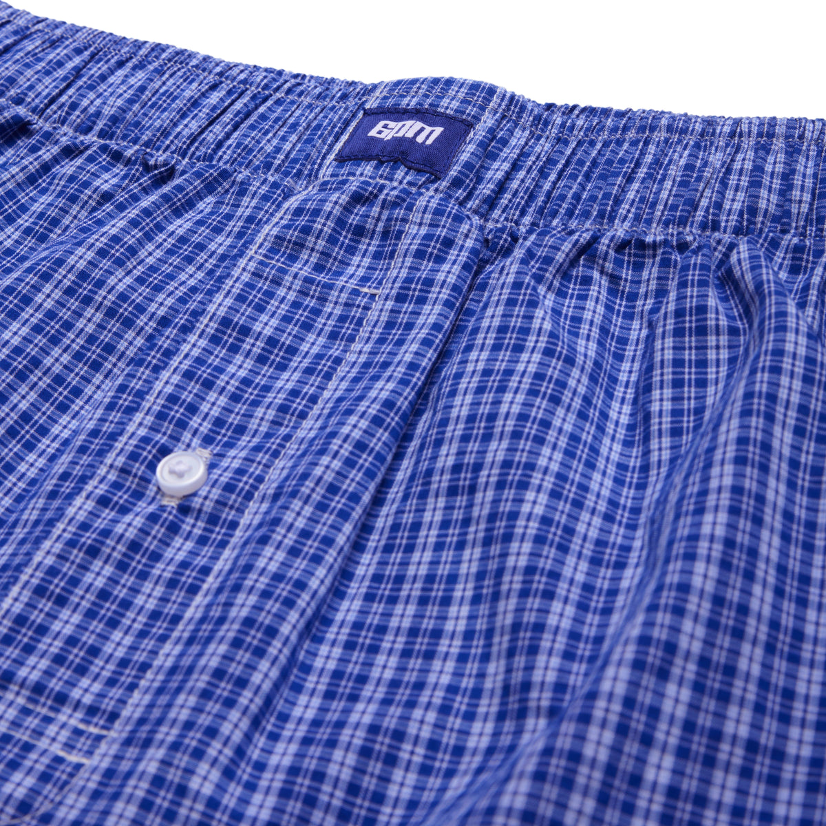 WOVEN BOXER SHORTS COSMIC BLUE/WHITE
