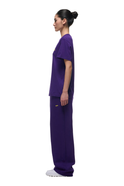 T-SHIRT REGULAR FIT CYBER PURPLE