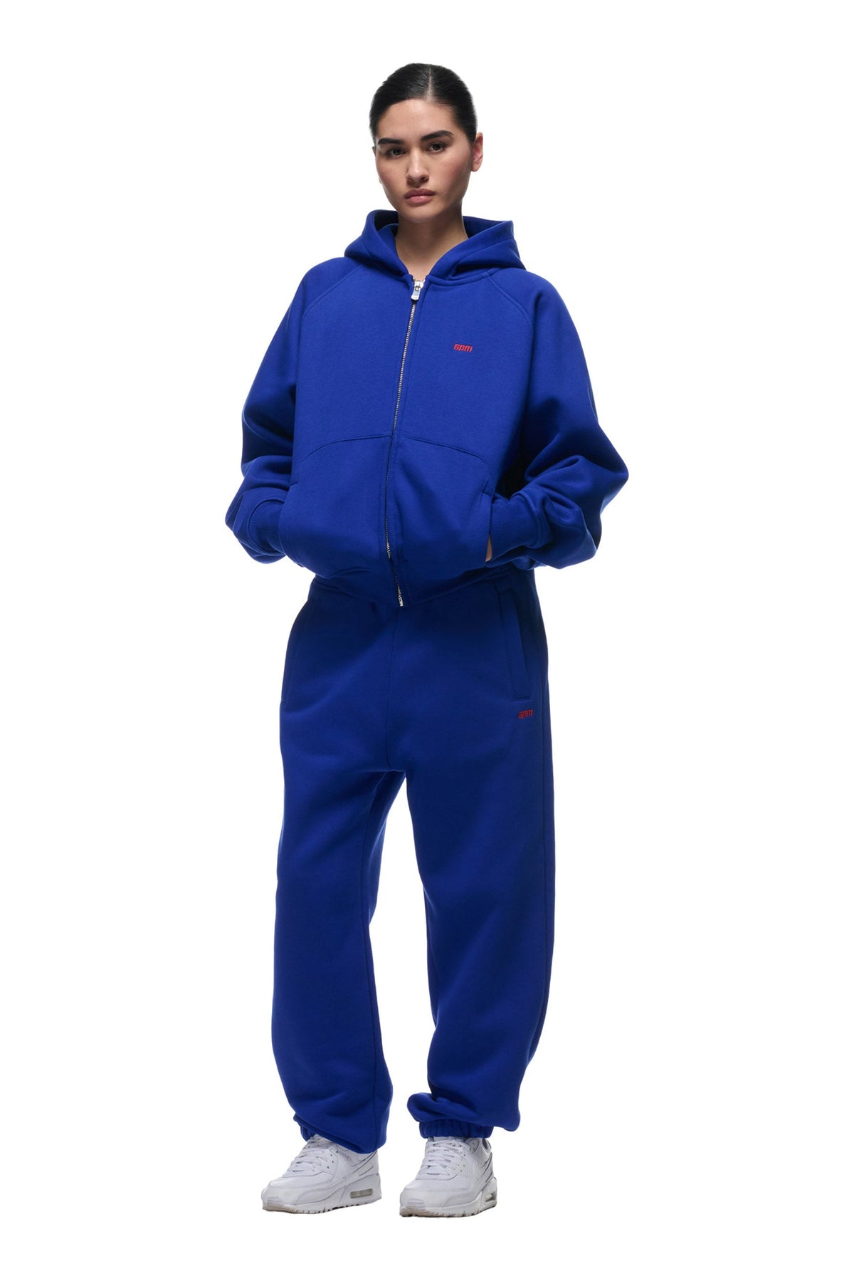 ZIP HOODIE LAPIS BLUE