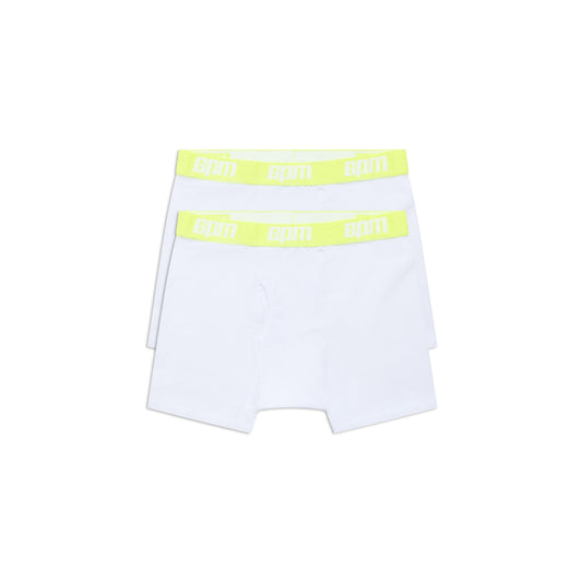 BOXER SHORTS WHITE/LEMON (2-PACK)