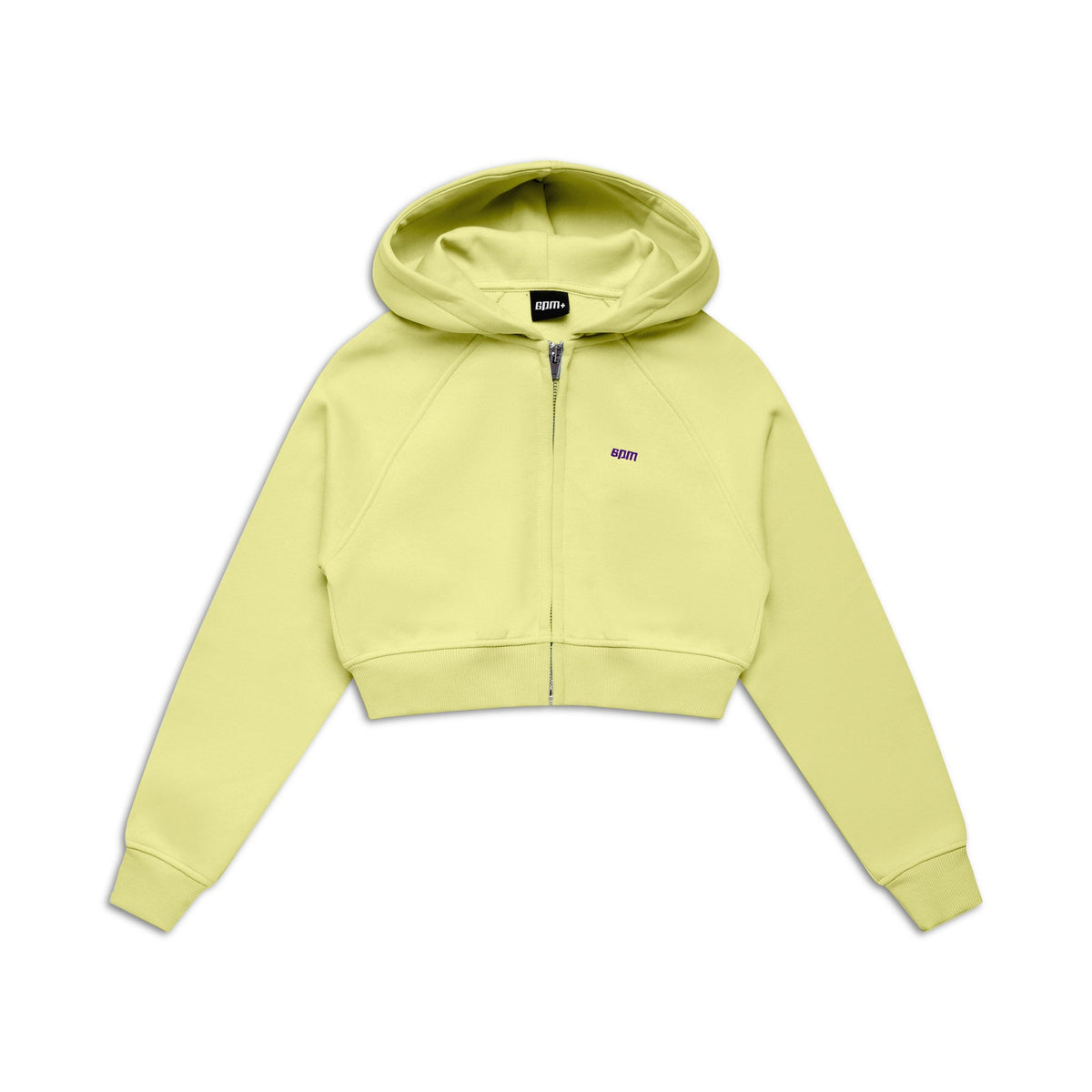 WMNS CROPPED ZIP HOODIE BUTTERCREAM