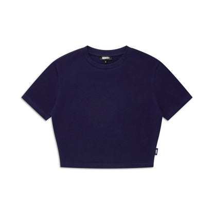 WMNS CROPPED T-SHIRT ORBIT BLUE