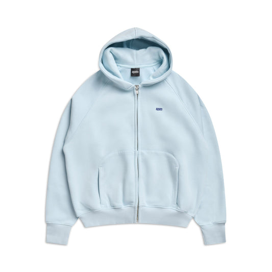 ZIP HOODIE ICE BLUE