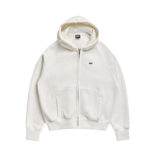ZIP HOODIE COCONUT WHITE