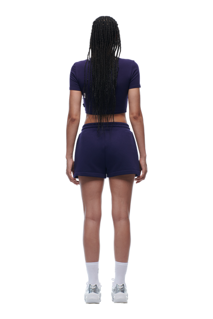 WMNS CROPPED T-SHIRT ORBIT BLUE