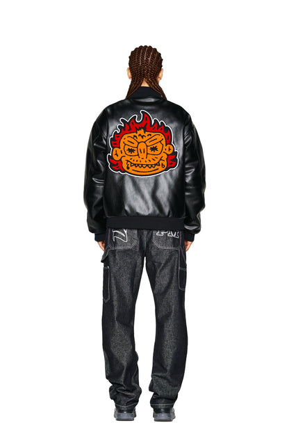 COLLEGE JACKET SLAWN BLACK